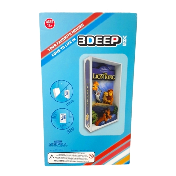 Culturefly 3DEEP VHS Movie Disney's The Lion King, 2024 Walmart Exclusive - Picture 4 of 6